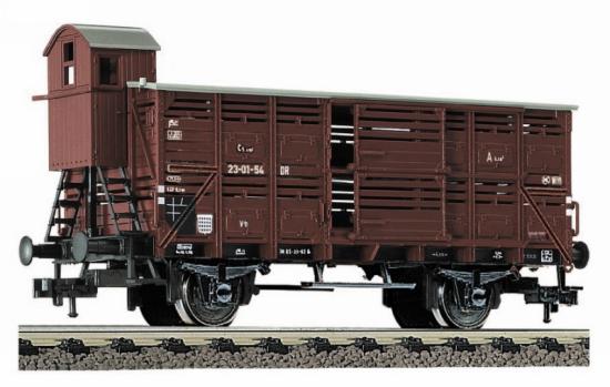 Livestock truck with brakeman?s cabin type V<br /><a href='images/pictures/Fleischmann/5764.jpg' target='_blank'>Full size image</a>